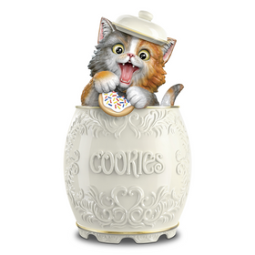 Ceramic Kitty Cookie Jar