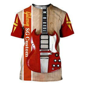 1963 Gibson SG Custom 3D All Over Printed Clothes TA0330