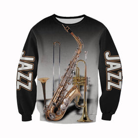 3D All Over Printed Jazz Musical Instruments Clothes qs090102