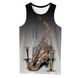 3D All Over Printed Jazz Musical Instruments Clothes qs090102