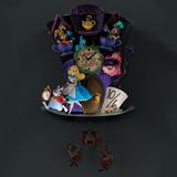 Disney Alice In Wonderland 'Mad Hatter' Wall Clock