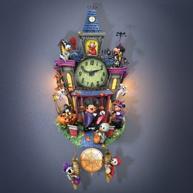 Disney Halloween Wall Clock With Lights And Music