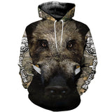 3D Printed Camo Wild Boar Portrait Clothes TA0102